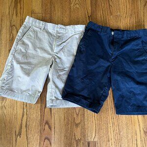Boys Vineyard Vines Shorts - 2 Pairs - Blue & Beige - Size 14